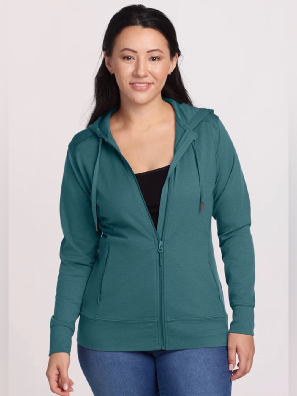 Woolx Ryann Merino Wool-Blend Travel Hoodie NWT - Picture 2 of 16